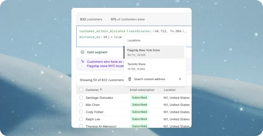 Retail customer segments Retail customer segments