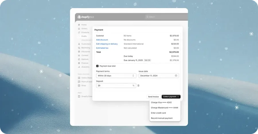 Better draft orders for B2B Better draft orders for B2B