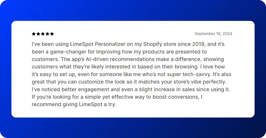 LimeSpot review