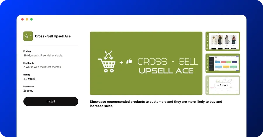Cross ‑ Sell Upsell Ace