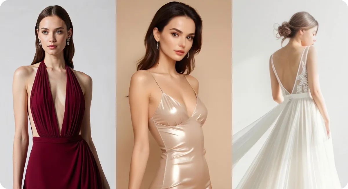 Luxury dress brand - about the client desktop