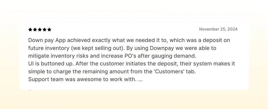 Downpay review