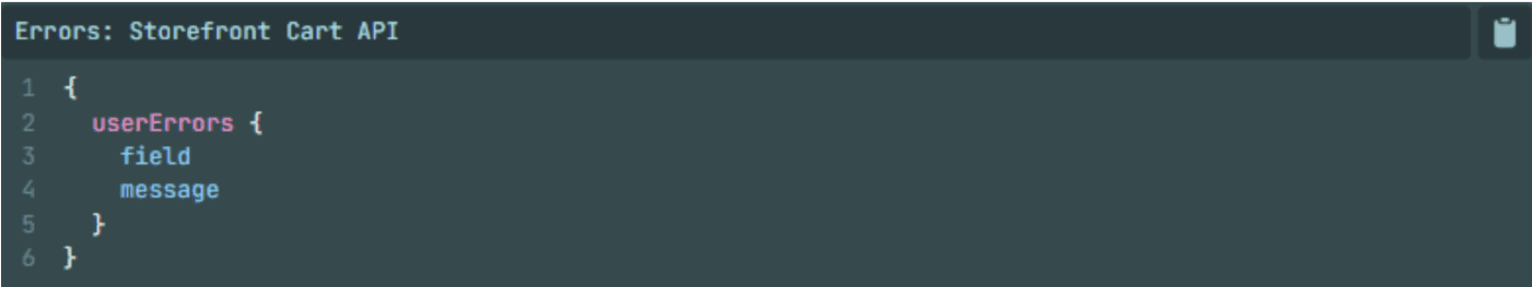 Handle errors