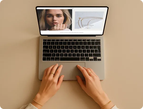 Our jewelry website development helps you sell with elegance
