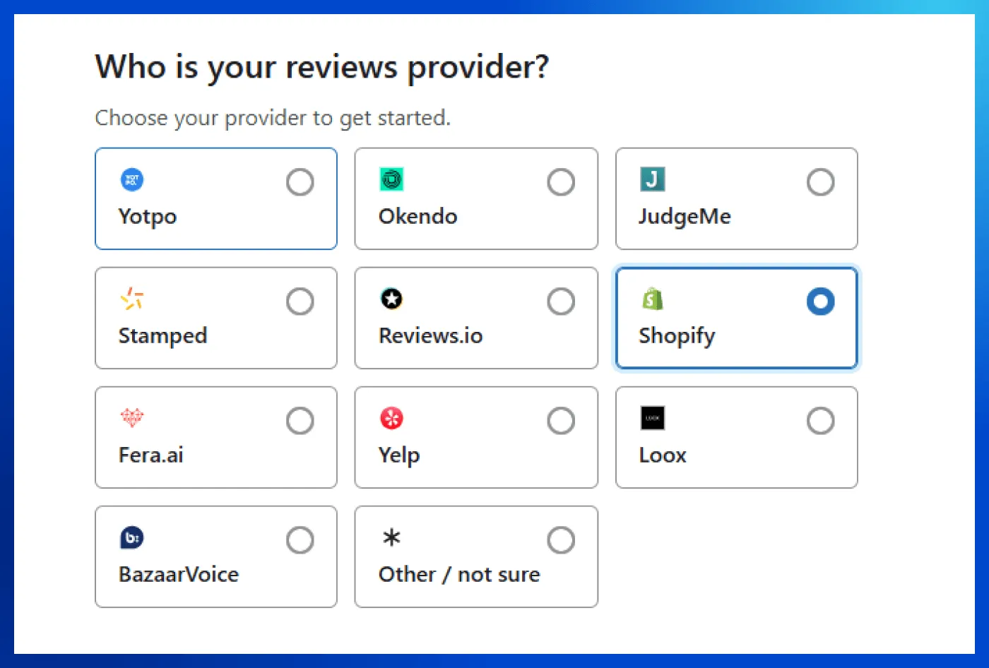 Import reviews data
