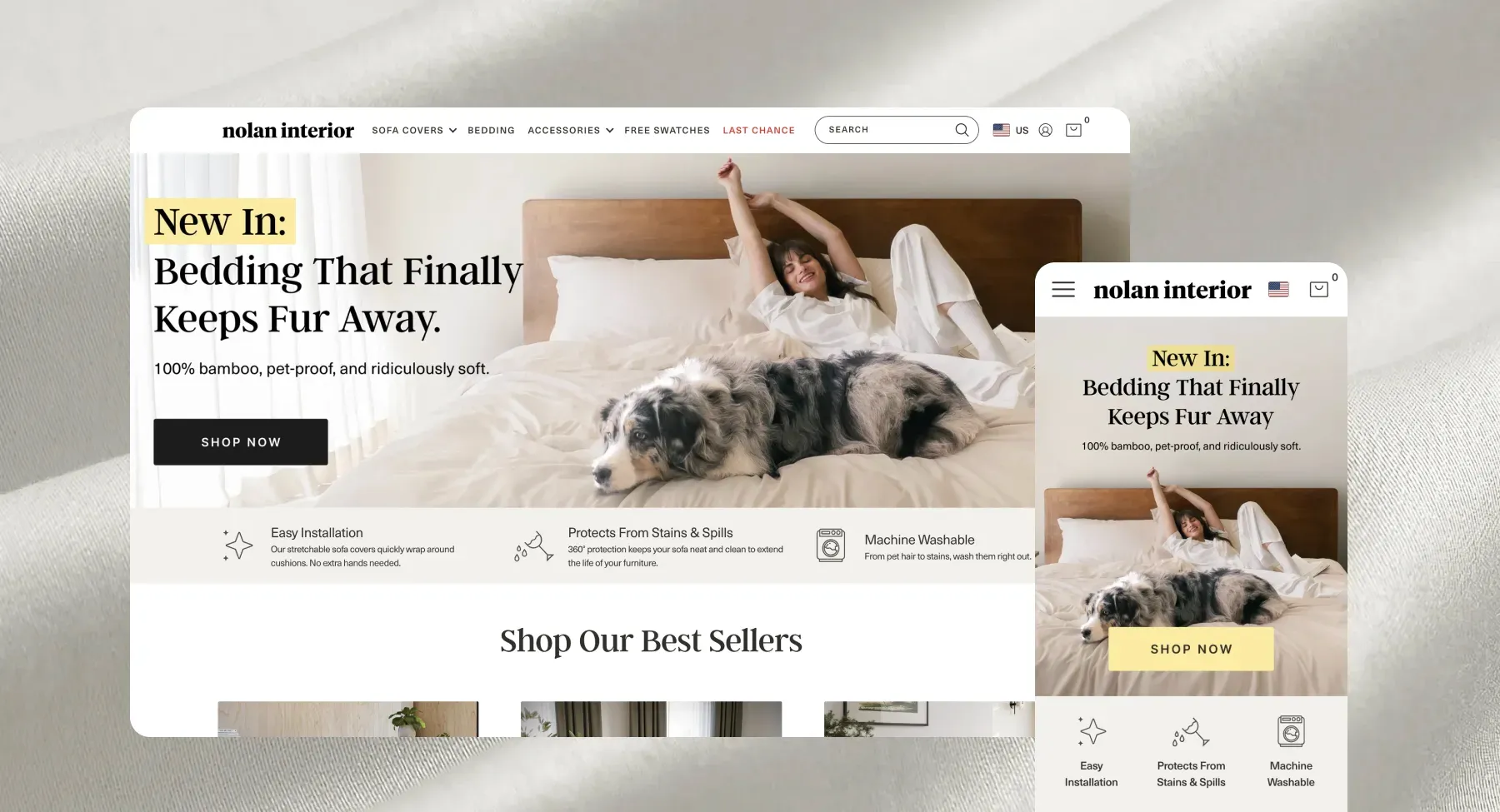 Nolan Interior's product specifics Nolan Interior's product specifics