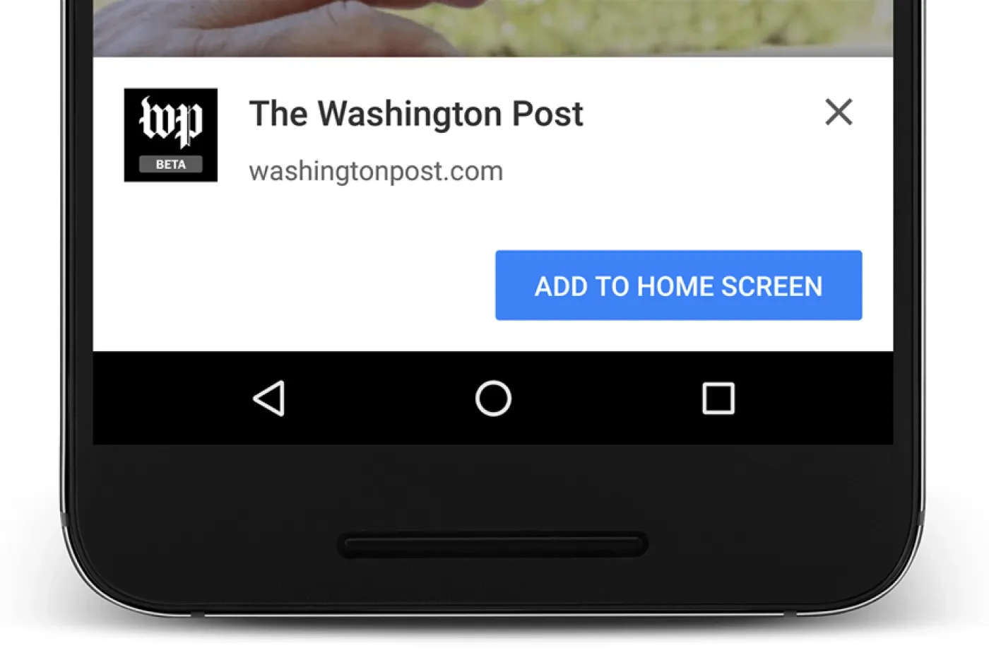 PWA functionality