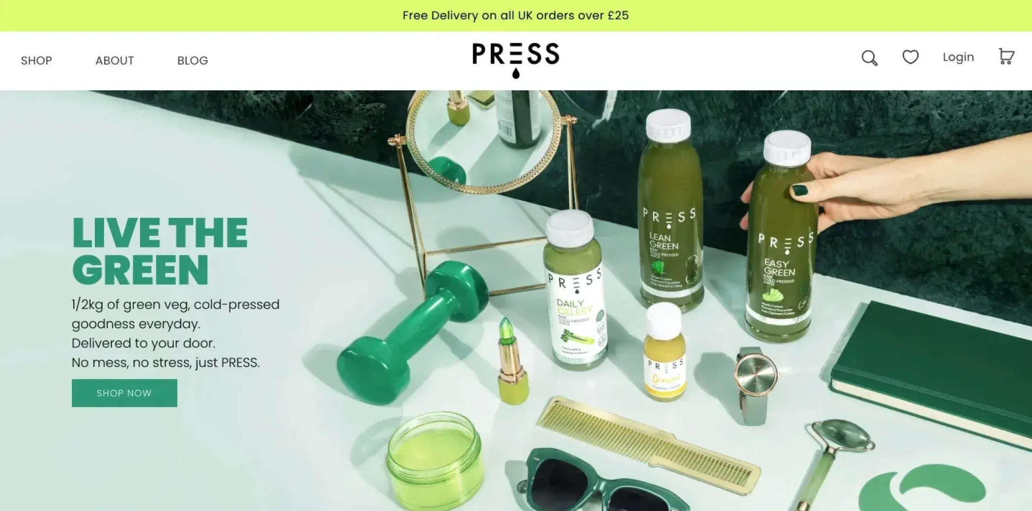 Press London Shopify store
