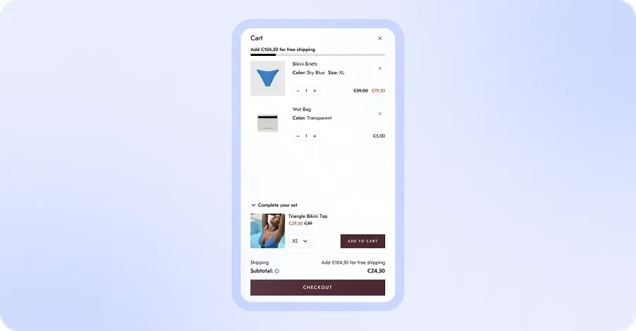 Personalize the shopping for your audience