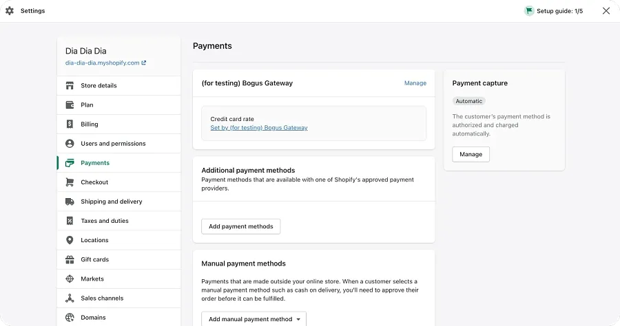 Testing with Bogus Gateway